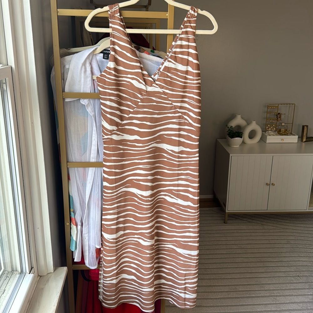 Animal Print Midi Dress